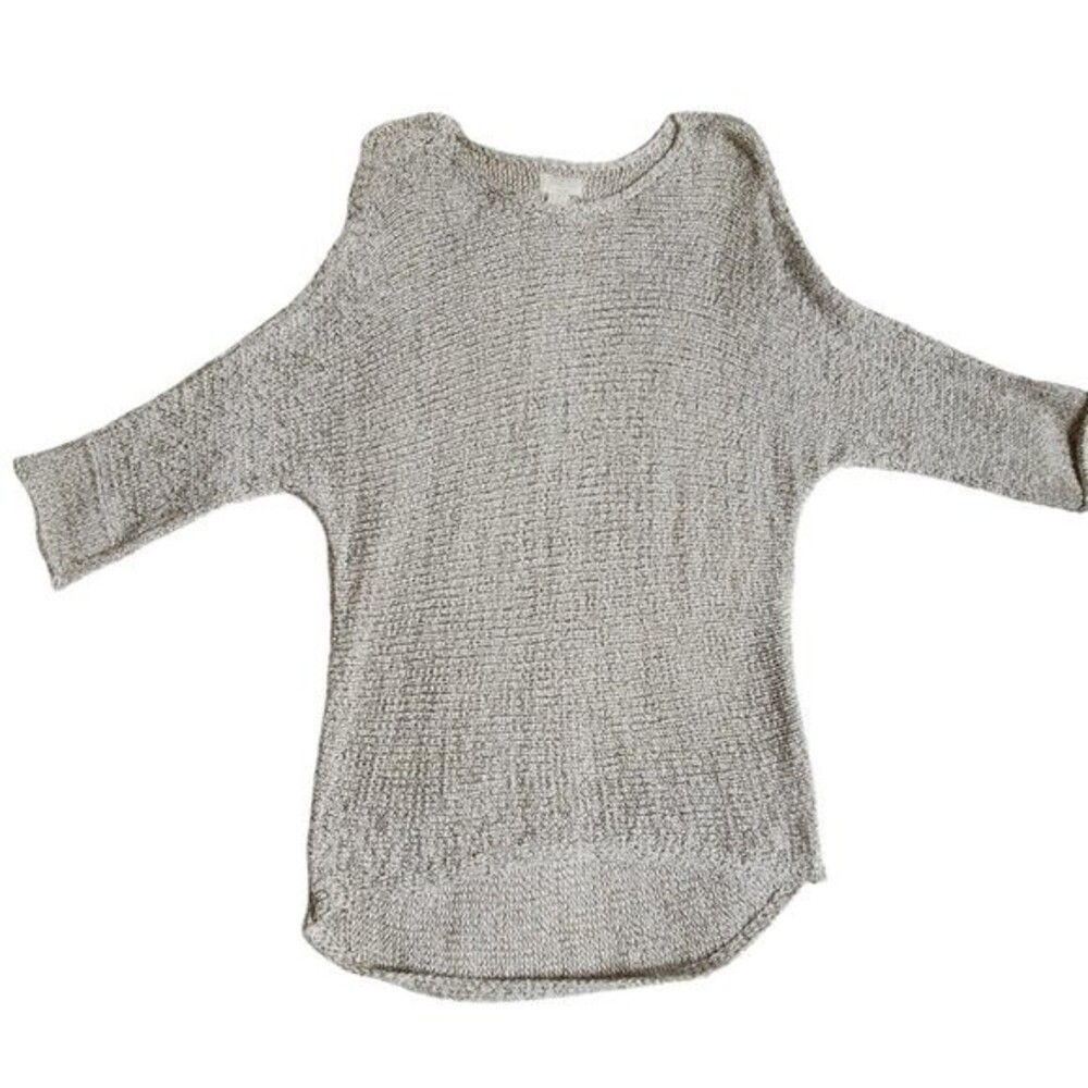 Loft Outlet Lounge Women's Gray Hi-Lo Lounge Top Size M